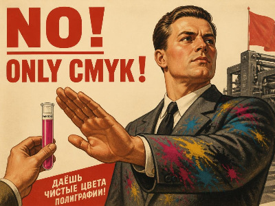 Как использовать CMYK из веера Pantone в печати
